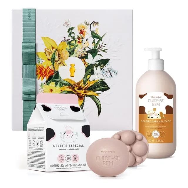 Combo Presente Dia Das Mães Cuide-se Bem Deleite Caramelizad
